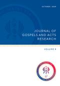 Journal of Gospels and Acts Research vol. 8