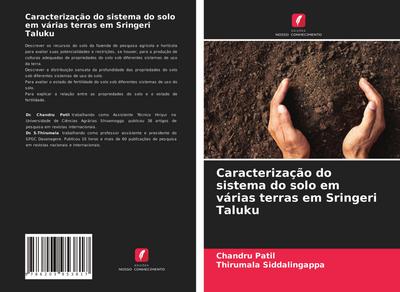 Caracterização do sistema do solo em várias terras em Sringeri Taluku