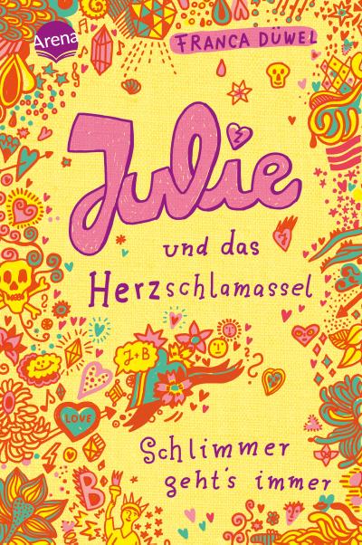 Julie und  das Herzschlamassel   ; Ill. v. Spitzer, Katja; , Mit runden Ecken, mit Illustrationen