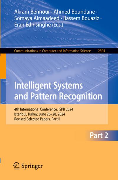 Intelligent Systems and Pattern Recognition