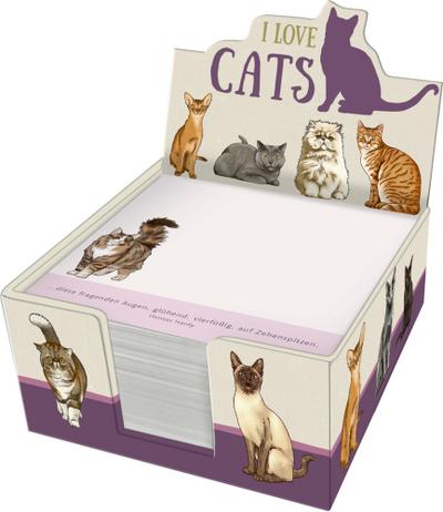 Zettelkästchen - I love cats