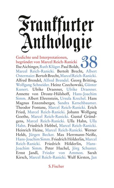 Frankfurter Anthologie 38