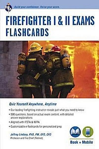 Firefighter I & II Exams Flashcard Book (Book + Online)