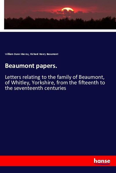 Beaumont papers.