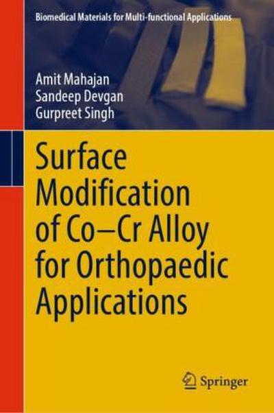 Surface Modification of Co-Cr Alloy for Orthopaedic Applications