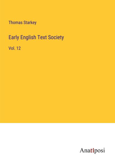 Early English Text Society