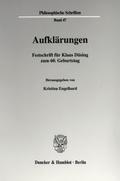 Aufklärungen.