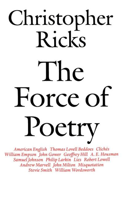 The Force of Poetry