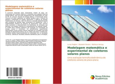 Modelagem matemática e experimental de coletores solares planos