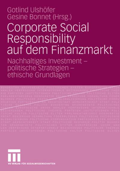 Corporate Social Responsibility auf dem Finanzmarkt