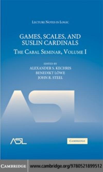 Games, Scales and Suslin Cardinals