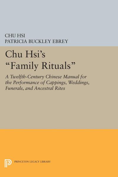 Chu Hsi’s Family Rituals