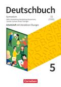 Deutschbuch Gymnasium 5. Schuljahr - Berlin, Brandenburg, Mecklenburg-Vorpommern, Sachsen, Sachsen-Anhalt und Thüringen - Arbeitsheft mit interaktiven Übungen auf scook.de - Neue Ausgabe