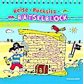 Reise-Rücksitz-Rätselblock: Labyrinthe