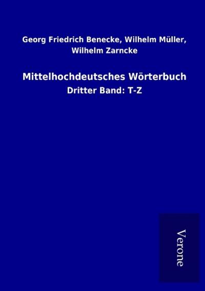 Mittelhochdeutsches Wörterbuch