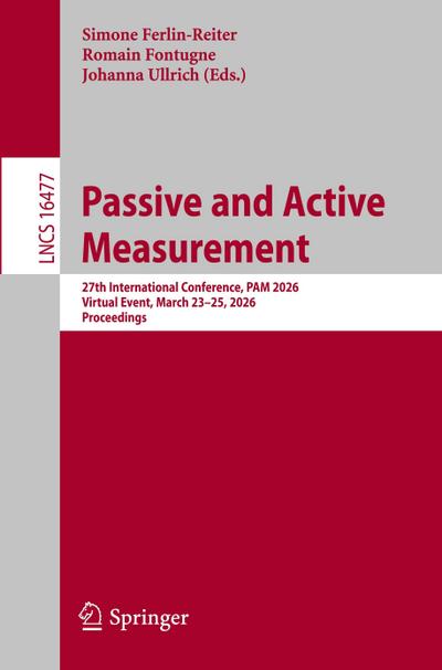 Passive and Active Measurement
