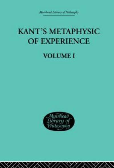 Kant’s Metaphysic of Experience