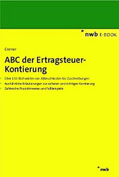 ABC der Ertragsteuer-Kontierung
