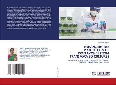 ENHANCING THE PRODUCTION OF ISOFLAVONES FROM TRANSFORMED CULTURES