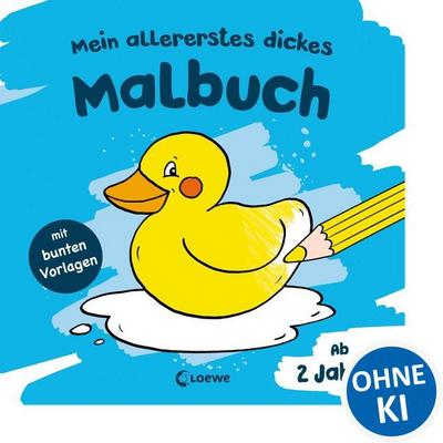 Mein allererstes dickes Malbuch - Badeente