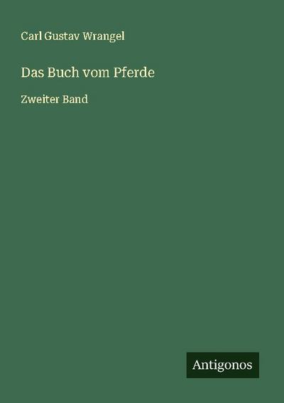 Das Buch vom Pferde