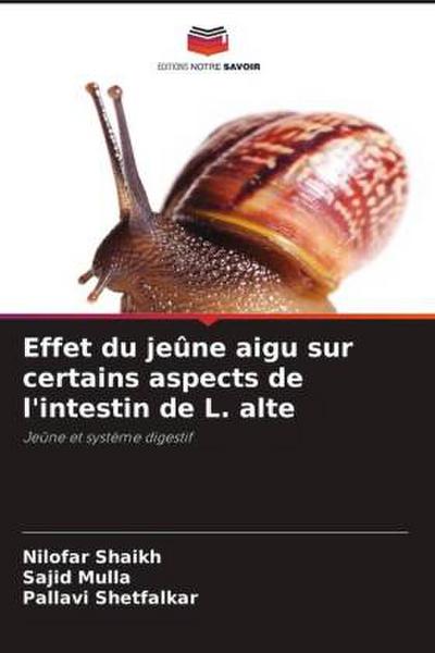 Effet du jeûne aigu sur certains aspects de l’intestin de L. alte