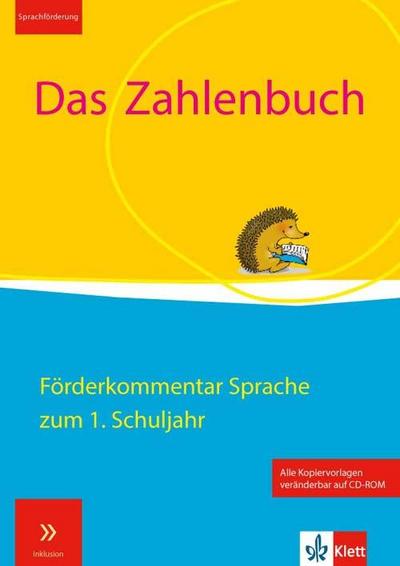 Das Zahlenbuch. 1.Schuljahr. Förderkommentar (Sprache) mit Kopiervorlagen und CD-ROM