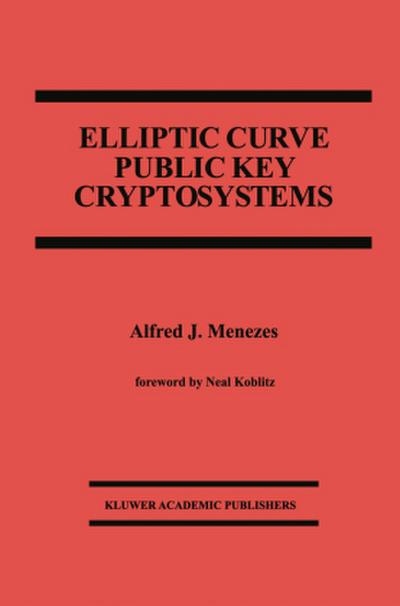 Elliptic Curve Public Key Cryptosystems