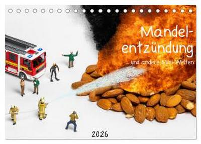 Mandelentzündung ... und andere Mini-Welten (Tischkalender 2026 DIN A5 quer), CALVENDO Monatskalender