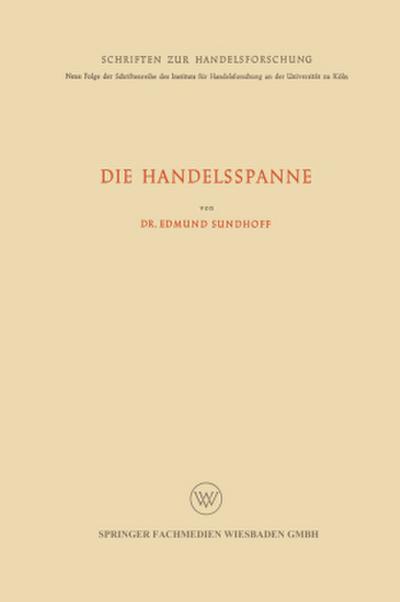 Die Handelsspanne