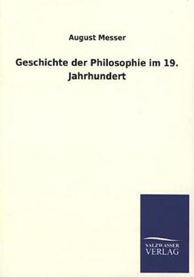 Geschichte der Philosophie im 19. Jahrhundert