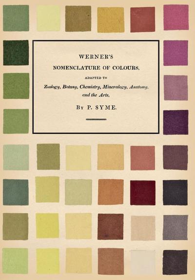 Werner’s Nomenclature of Colours;Adapted to Zoology, Botany, Chemistry, Mineralogy, Anatomy, and the Arts