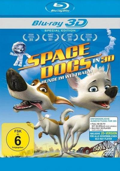 Space Dogs, Hunde im Weltraum 3D, 1 Blu-ray