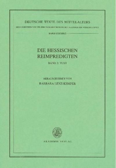 Die Hessischen Reimpredigten