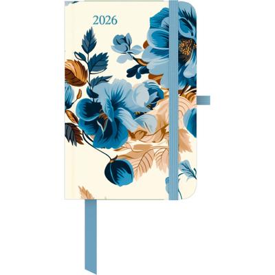 GreenLine Diary Floral 2026 - Buchkalender - Taschenkalender - 10x15