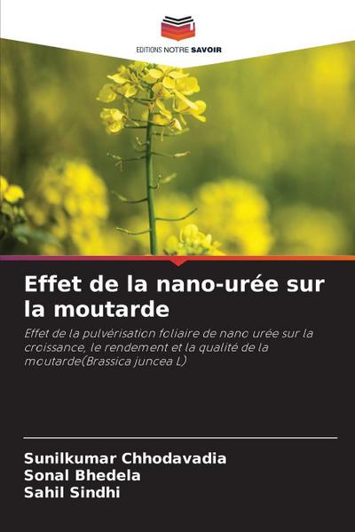 Effet de la nano-urée sur la moutarde