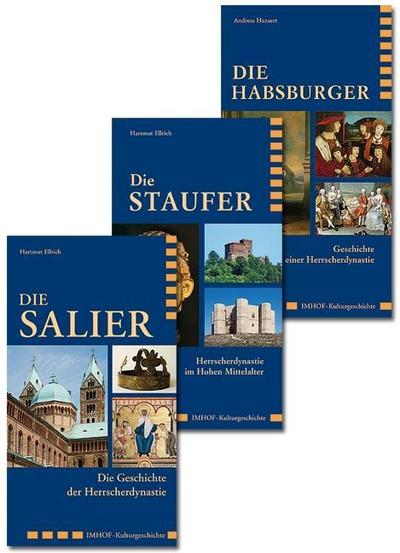 Die Salier / Die Staufer / Die Habsburger, 3 Bde.