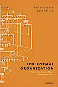 For Formal Organization