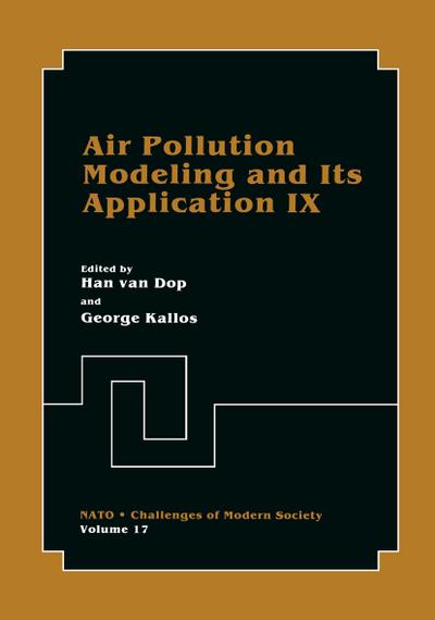 Air Pollution Modeling and Its Application IX