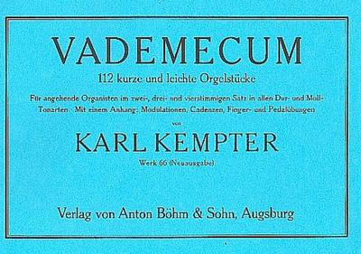 Vademecum - 112 kurze und leichte Orgelstücke für angehende Organistenfür Orgel
