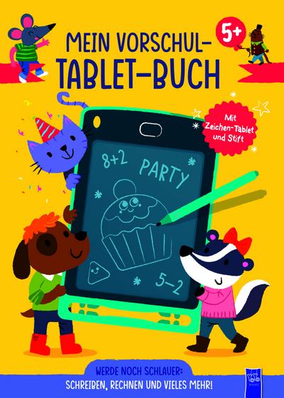 Mein Vorschul-Tablet-Buch 5 + (gelbes Cover)