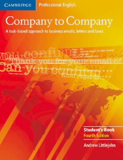 Company to Company. New edition. Student’s Book