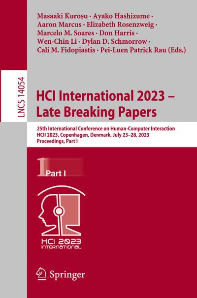 HCI International 2023 - Late Breaking Papers