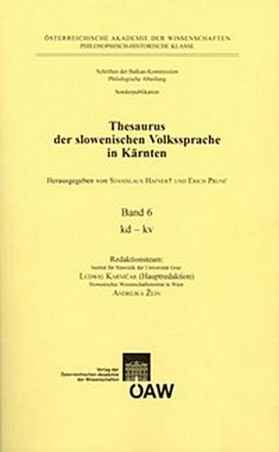 Thesaurus der slowenischen Volkssprache in Kärnten