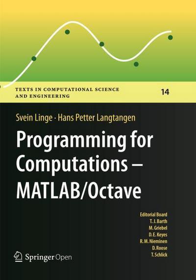 Programming for Computations - MATLAB/Octave