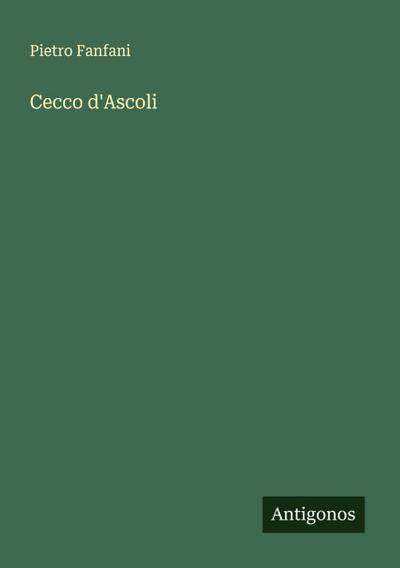 Cecco d’Ascoli