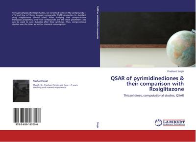 QSAR of pyrimidinediones & their comparison with Rosiglitazone