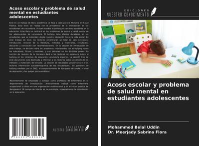 Acoso escolar y problema de salud mental en estudiantes adolescentes