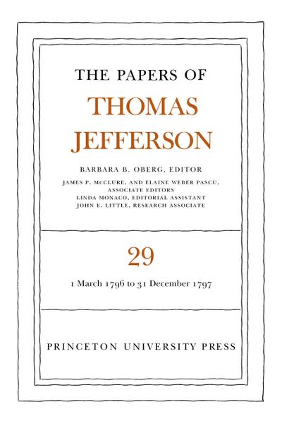 The Papers of Thomas Jefferson, Volume 29