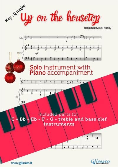 Up on the Housetop (in G) for all instruments with piano accompaniment